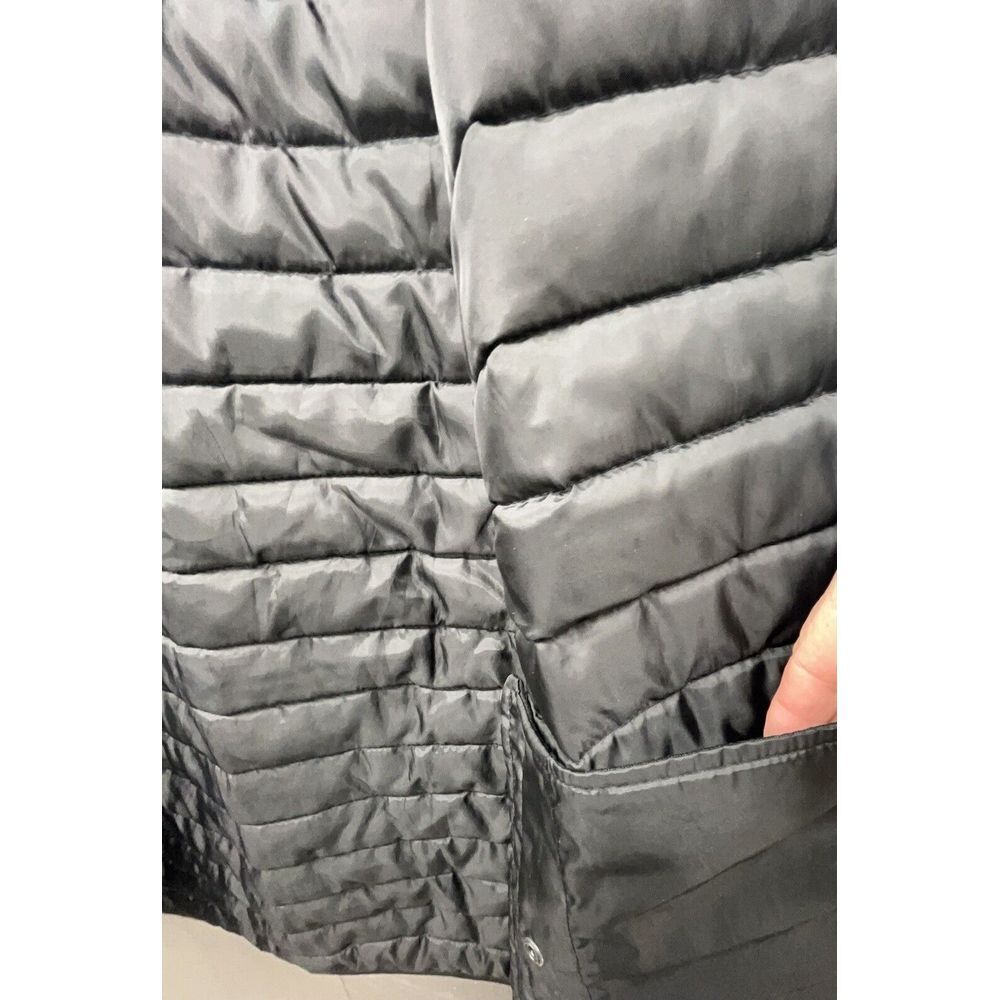 Gap Puffer Vest Men XL Black Cold Control Water Resistant Coated Full Zip Jacket - Picture 10 of 14